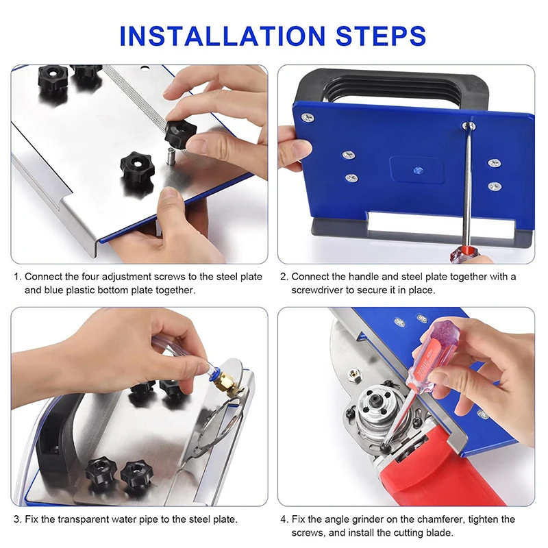 Angle Grinder Chamfer Bottom Plate Angle Grinder Stand Base Angle Grinder Stand Cutting Tool Part For Tile Ceramic Stone Cutting