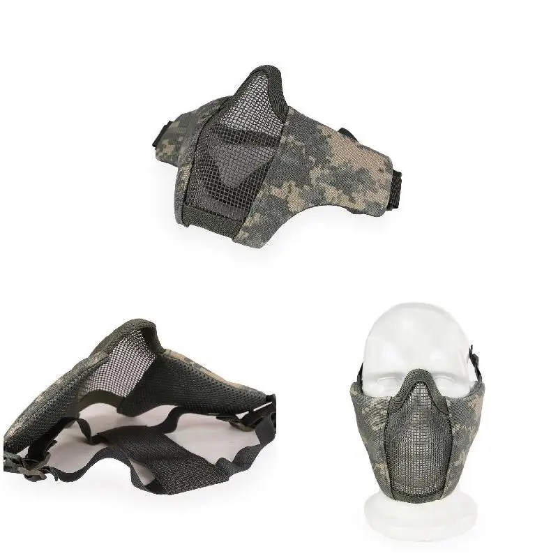 Tactical Protective Half Mask Lightweight Construction Suitable For Outdoor Games