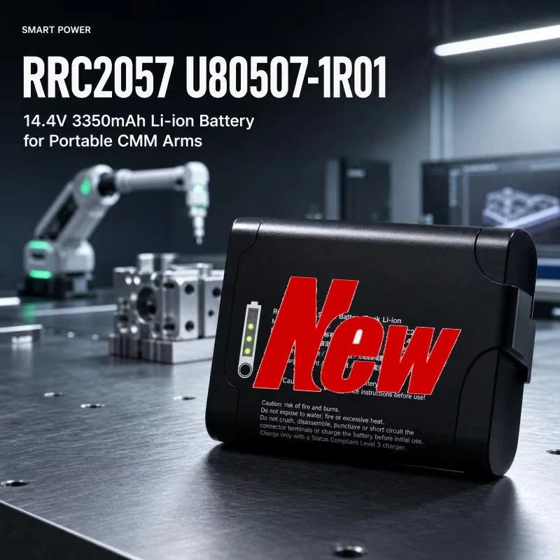 RRC2057 U80507-1R01 14.4V 3350mAh Li-ion Replacement Battery for Articulated Arm Portable CMM Coordinate Measuring Machine