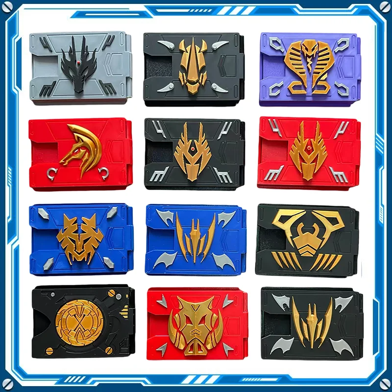 Новый раскладной держатель для карт Dragon Tooth Kamen Rider 2026: складной чехол для ID-карт и бейджей Ryuki Ryuga, органайзер для хранения карт
