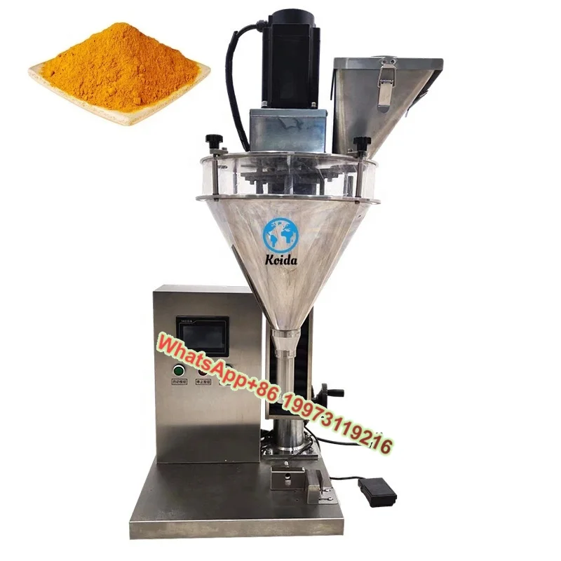 

Factory Wholesale Small Manual Spiral Powder Filling Machine Semi-Automatic for Pepper Spice Coffee Powder-1-500g
