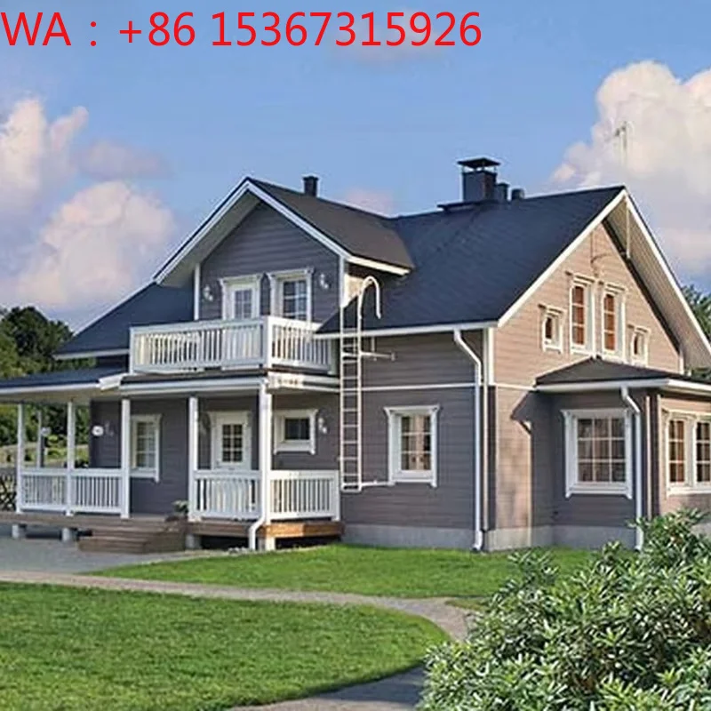 Modern Architectural Light Steel Frame Luxury Prefabricated Villa For Sale