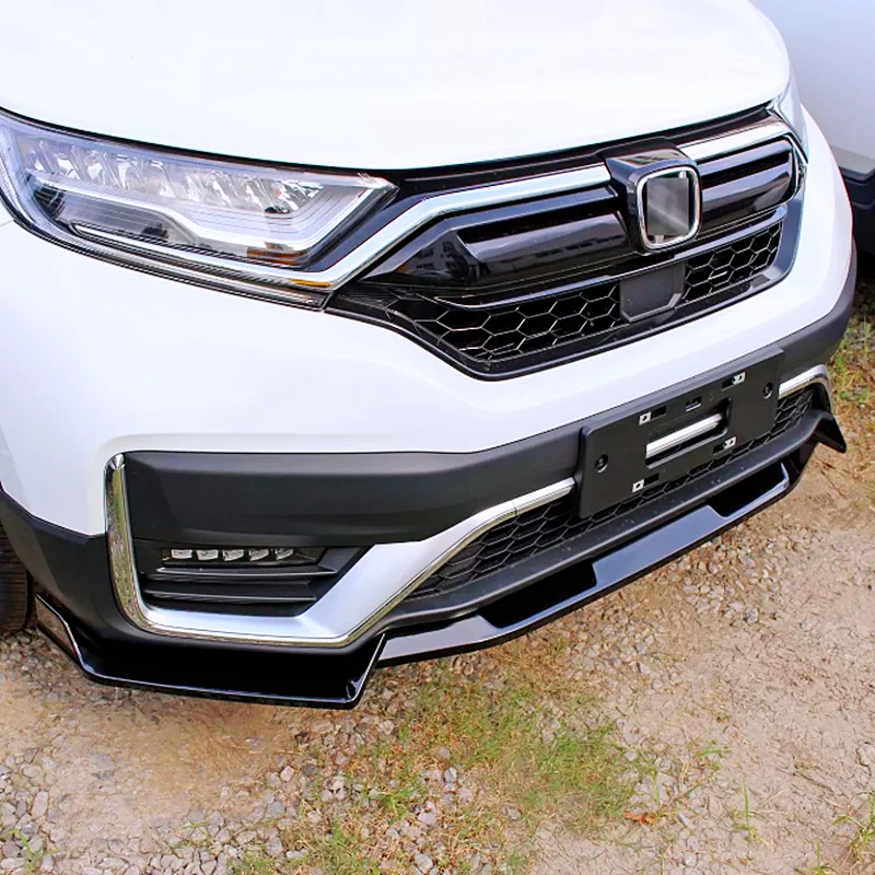 For 2020 21 22 Honda CRV Front Bumper Splitter Lip Chin Spoiler BodyKit Diffuser Protector Guard Exterior Tuning Car Accessories