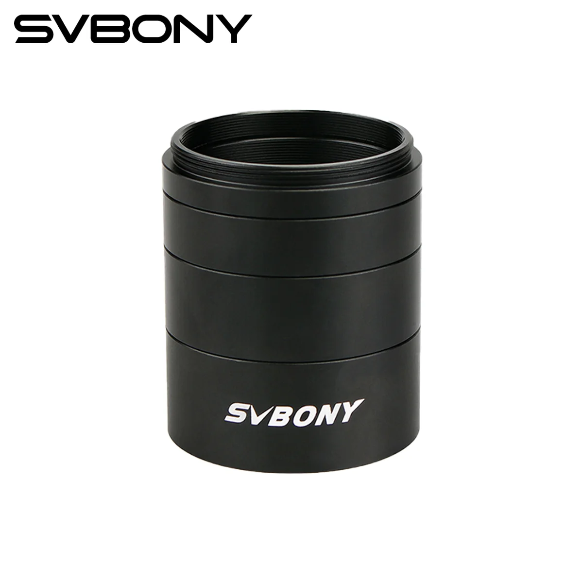 Svbony All Metal Structure Anodizing Aluminum M42X0.75 T2 Extension Tube Kit for Astrophotography Length 5MM 10MM 15MM 20MM