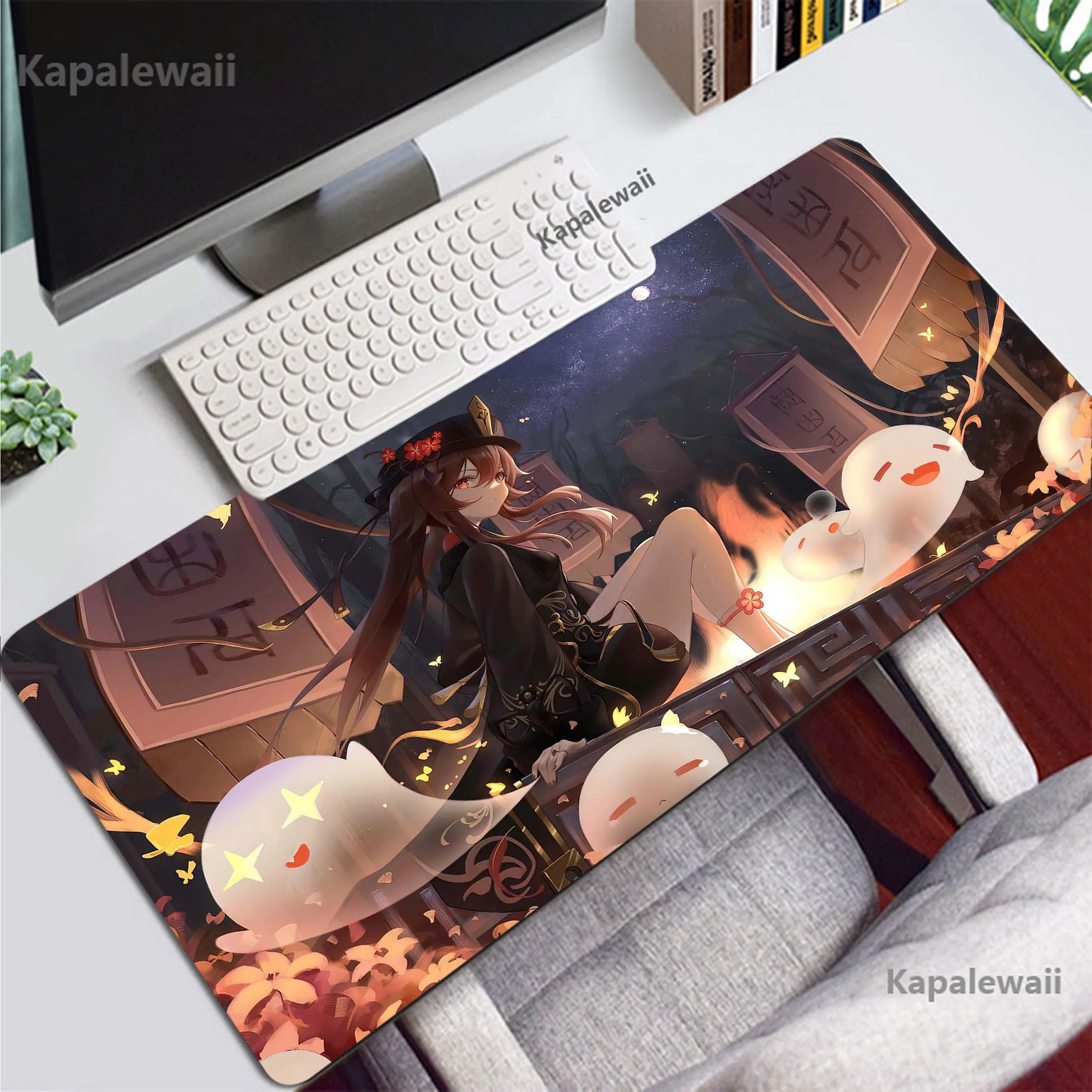 

Genshin Impact Kawaii Anime Extended Mouse Pad Office Mousepad Gaming Speed Keyboard Pads Table Carpet Computer Gamer Desk Mat