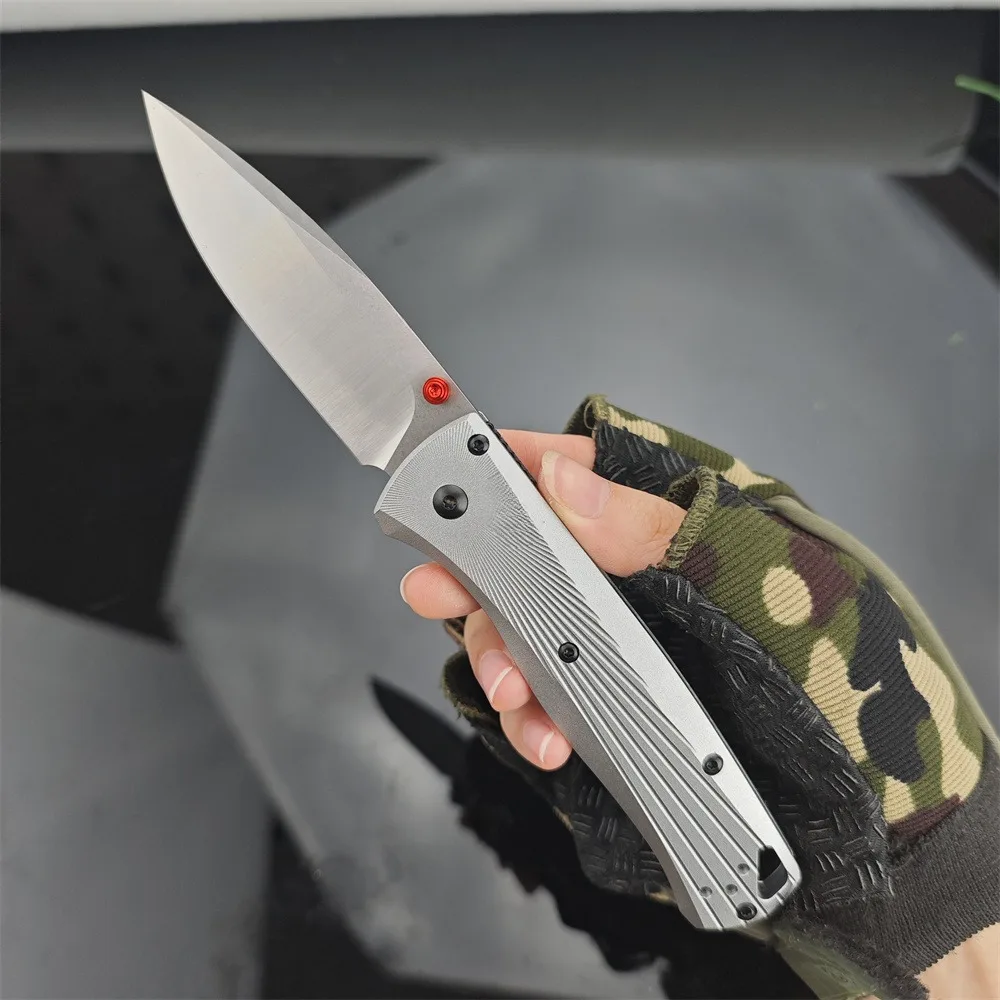 In 4 Farben erhältlich BM 535 BK-4 Taktisches Messer CPM 20CV Klinge Aluminiumgriff Outdoor Camping Selbstverteidigung und Überlebenswerkzeuge