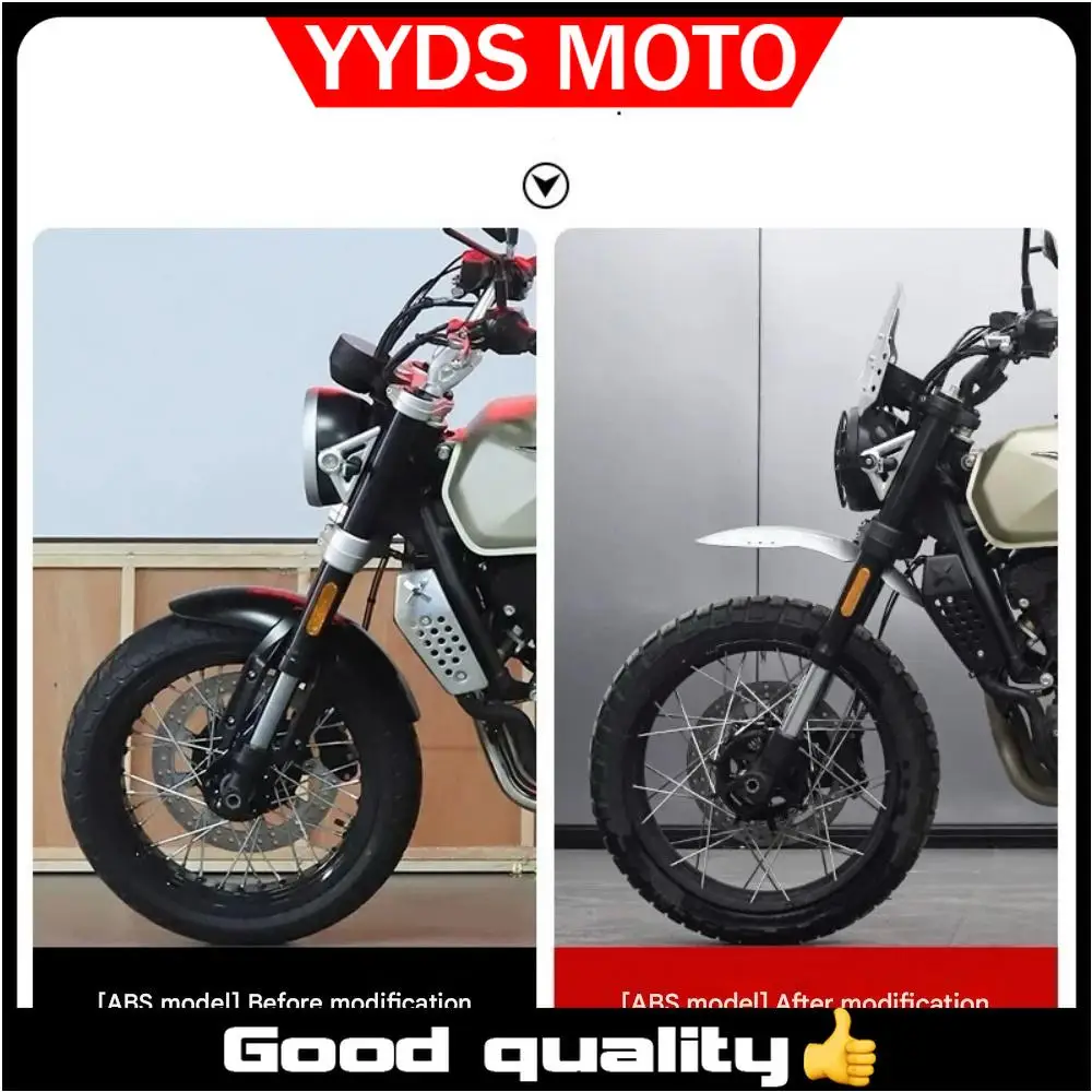 

【Good Quality】GK500 High-Mount Front Mudguard, BRIXTON CSFIRE 500 Mudguard, Headlight Mesh Rack, Fork Guard, Sand Shield