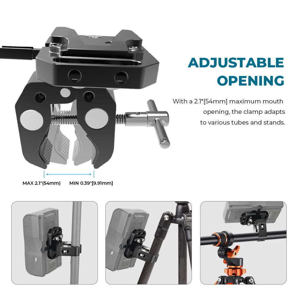 CAMVATE V-Lock Женский адаптер быстрого крепления + многоцелевой супер-Зажим-краб для фотографических устройств