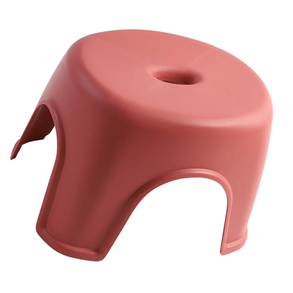 1 قطعة مقعد غير قابل للانزلاق مواد عالية الجودة عمر خدمة طويل تصميم بسيط حمام منزلي مقعد صغير منخفض مضاد للانزلاق #6