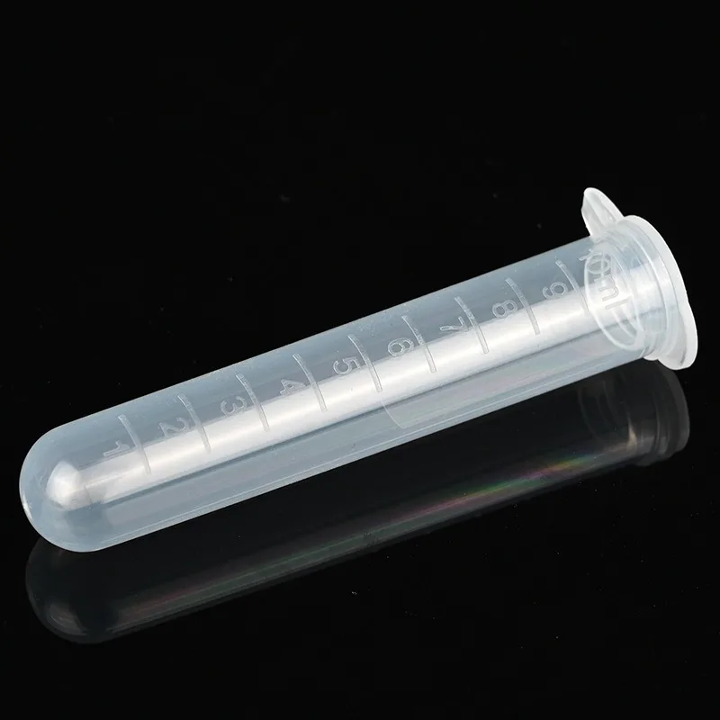 100 قطعة من لوازم المختبرات عينة شفافة من البلاستيك الصغير أنبوب الطرد المركزي أنبوب اختبار غطاء حاوية المختبر #1