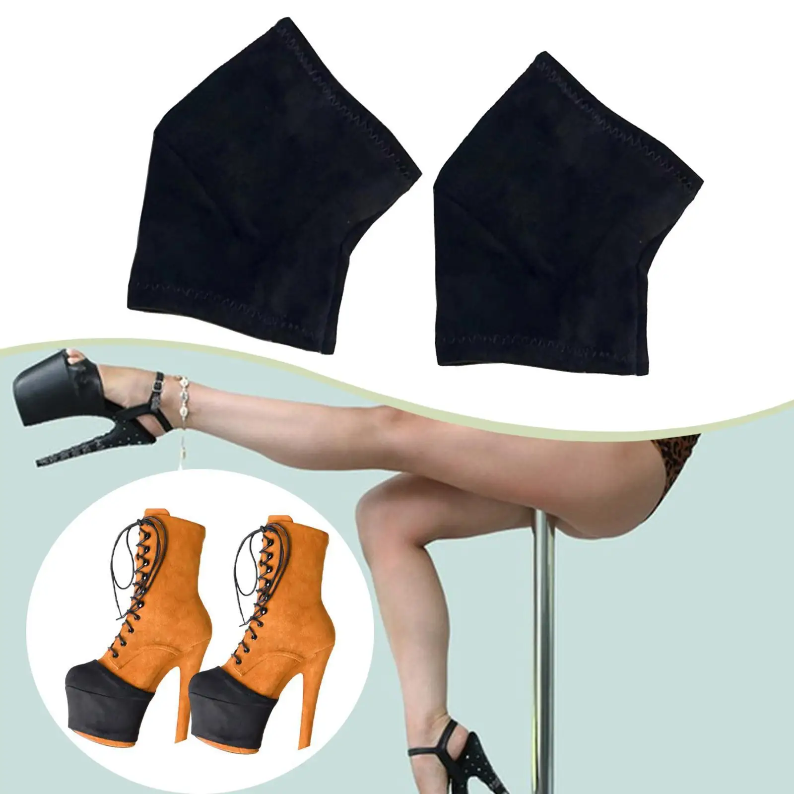 Suede Shoe and Boot Protectors Dance Shoe Covers Non Slip Grip Sleeves for Pole Dancing Heels Women Accessories