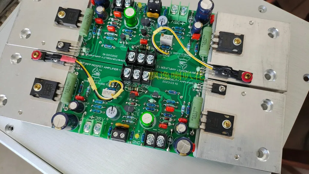 

IRFP140 IRFP9140 MOS FET Field-Effect Transistor Tube PASS Class A Pure Post Stage Stereo Audio Amplifier Board