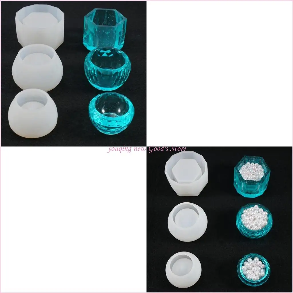 

57QA Форма для литья шкатулок для драгоценностей Ручная работа Поднос для фруктов Форма для литья тарелок DIY Ремесла Плесень