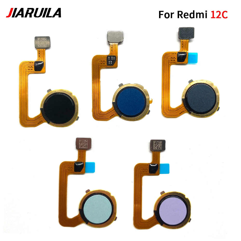 NEW Tested Power Home Button Menu Return Key Fingerprint Touch ID Recognition Sensor Cable For Xiaomi Redmi 12C Note 12 4G 5G