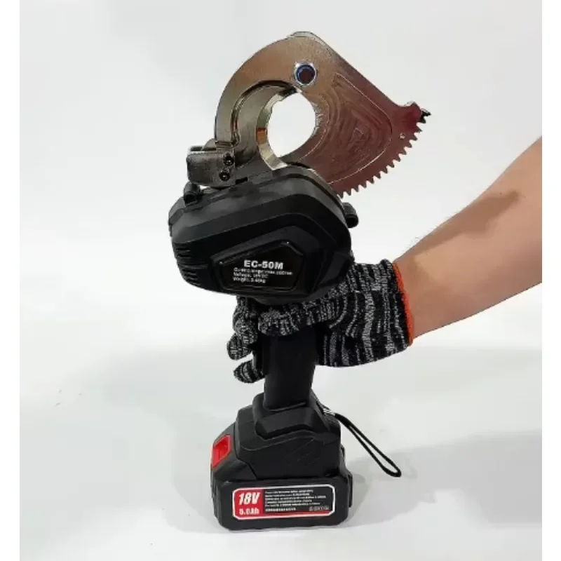 18V Electric Ratcheting Cable Cutter Light Fast Cutting of 50Mm/85Mm Cable Gear Scissors Armored Cables Steel Core Aluminum