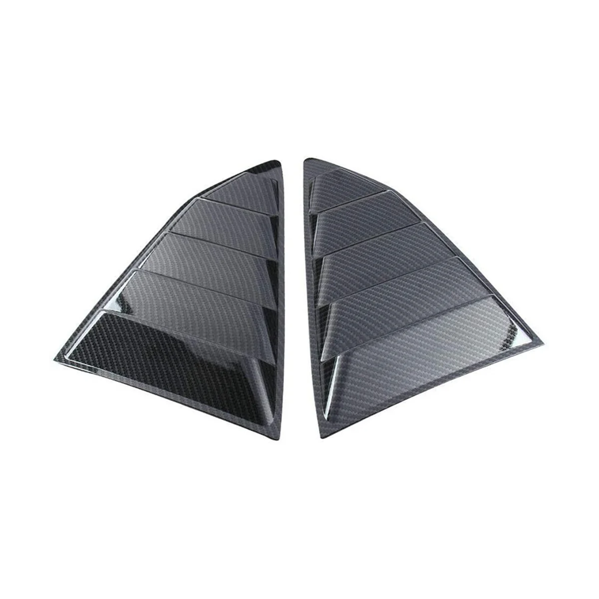 Car Body Trim for 15-22 Tuning Side Air Intake Louvres Special Exterior Sticker Carbon Fiber