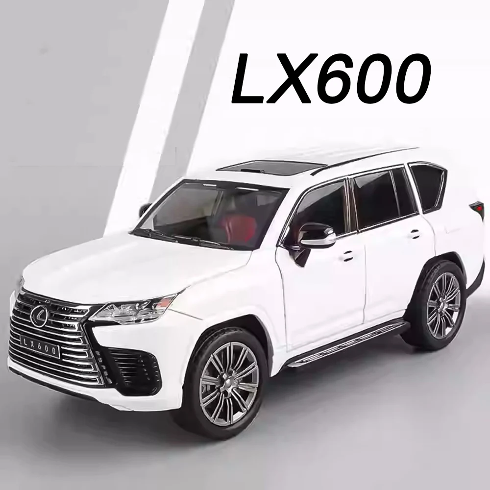 

1:24 LX600 ES300 Alloy Cars Models Diecasts Toys Vehicles Car Model with Sound Light Miniature Vehicle for Kids Festival Gifts