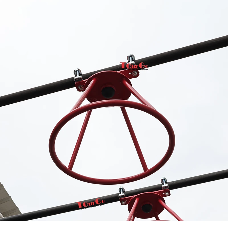 Outdoor Ninja Warrior Spartan Race OCR Obstacles Spinning Cycle Wheels