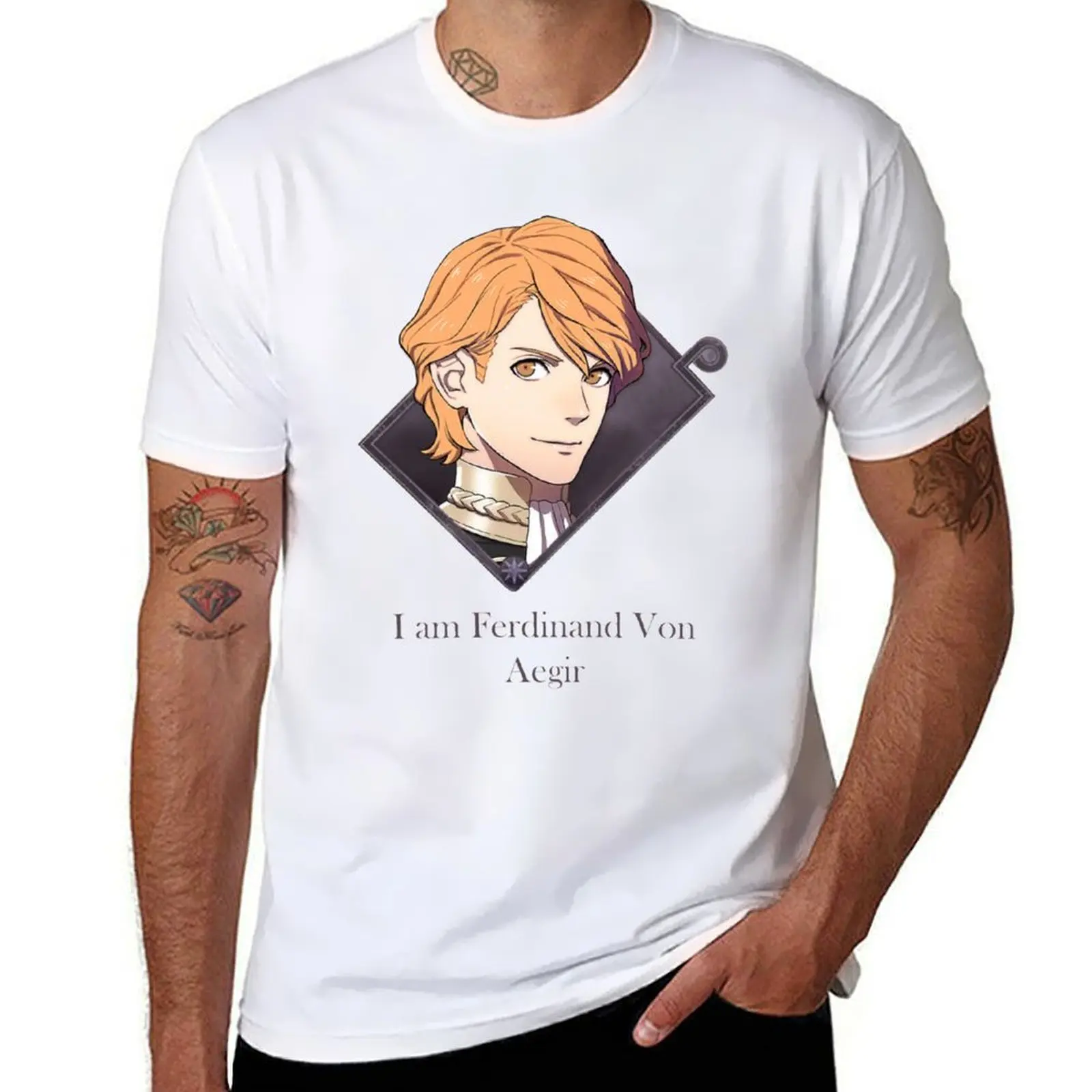 

I Am Ferdinand Von Aegir (Pre-Timeskip) T-Shirt funny t shirts man man t shirts cotton