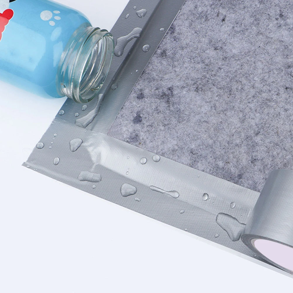 

2Pcs Windproof Tape Transparent Stickers White Duct Pet Waterproof Bathroom Kitchen Crevice Adhesive Seam Long Service Life Easy