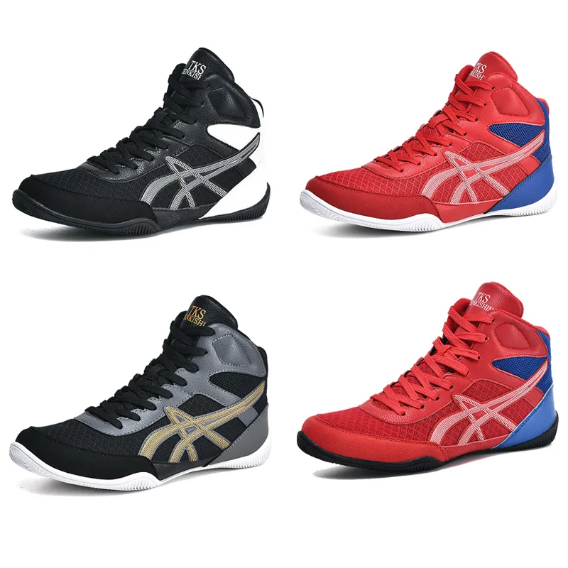 

Professional Wrestling Shoes Men's Comprehensive Competition Training Shoes Export Fighting Shoes Sanda Shoes High Top