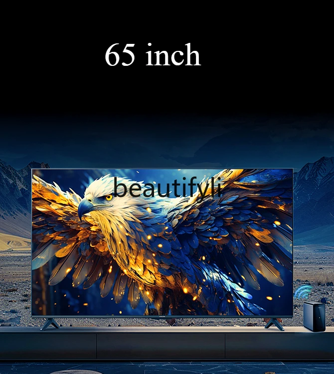 65-Inch ultra-high screen swiping MEMC anti-shake 4 + 64G far-field voice smart TV