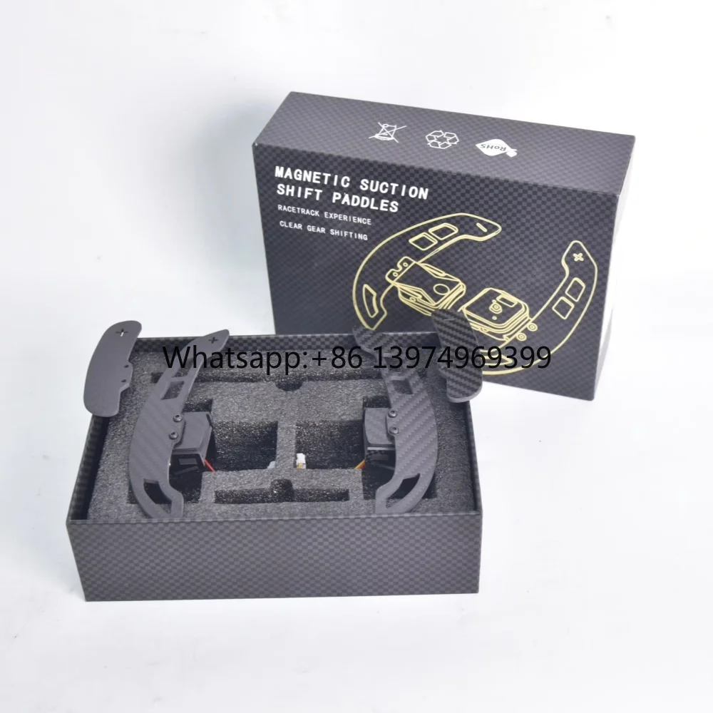 Newly Upgraded Carbon Fiber Magnetic Shift Paddles Enhance Driving Experience Suitable for Audi A5