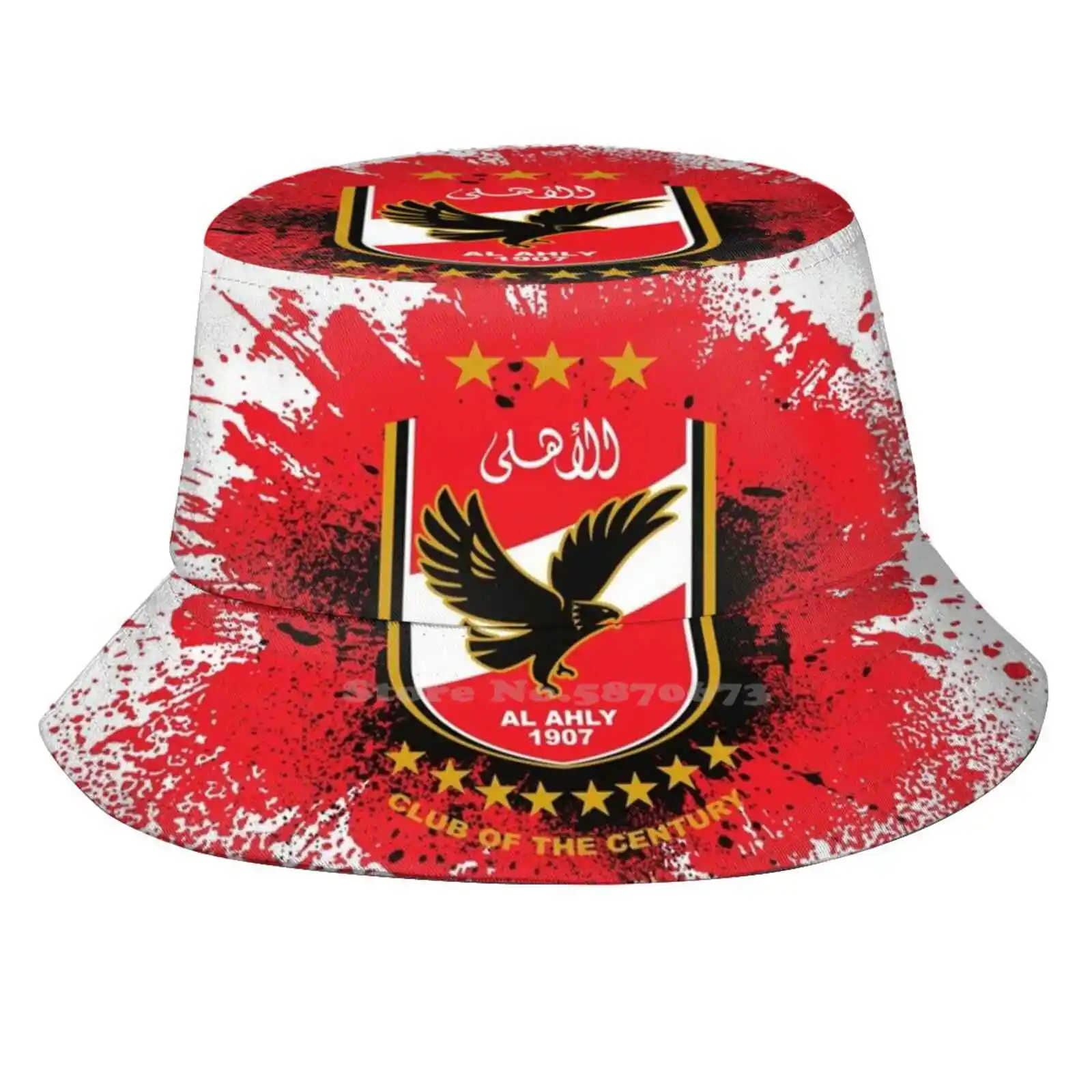 One Life One Colours Egypt Al Ahly Korean Style Outdoor Sun Hat Bucket Cap Cairo Egypt Ultras Ahly Casuals 1312 Hooligans Fans