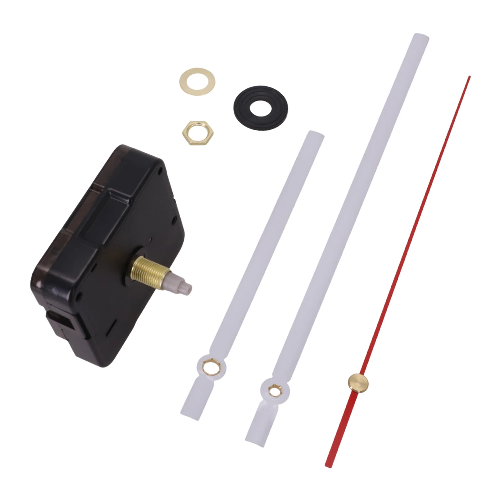 Crafters' Choice Silent Quartz Clock Movement Replacement Kit Suitable for DIY Decorative Projects Using Standard AA Batteries