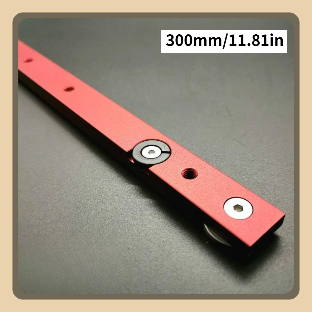 Zware 300/450mm aluminium T-gleufgeleiderstang - Perfect voor doe-het-zelf timmerwerk & professionele houtbewerkingsgereedschappen