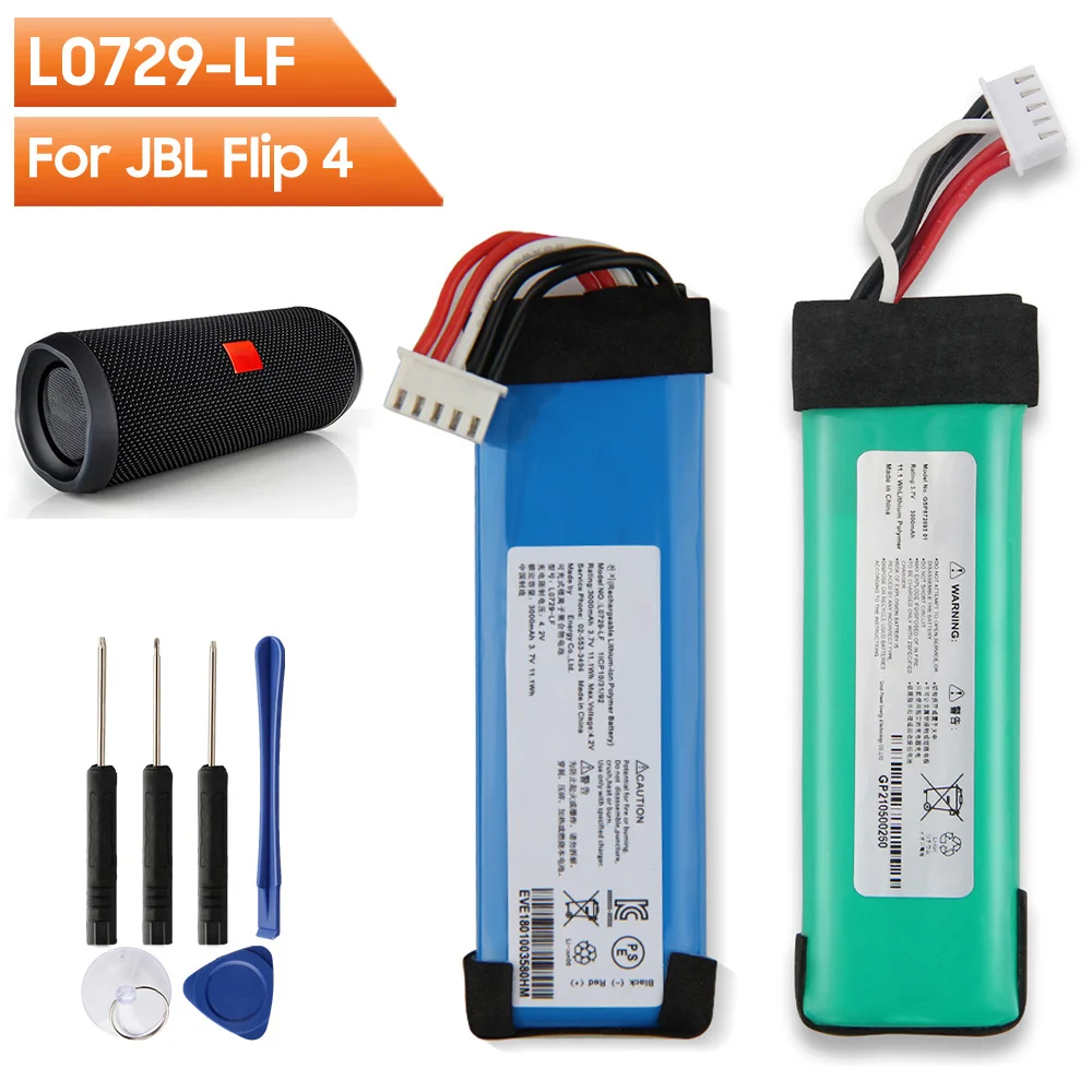 NEW Replacement Battery L0729-LF For JBL Flip 4 Flip4 GSP872693 01 Bluetooth Audio Outdoor Speaker Battery 3000mAh