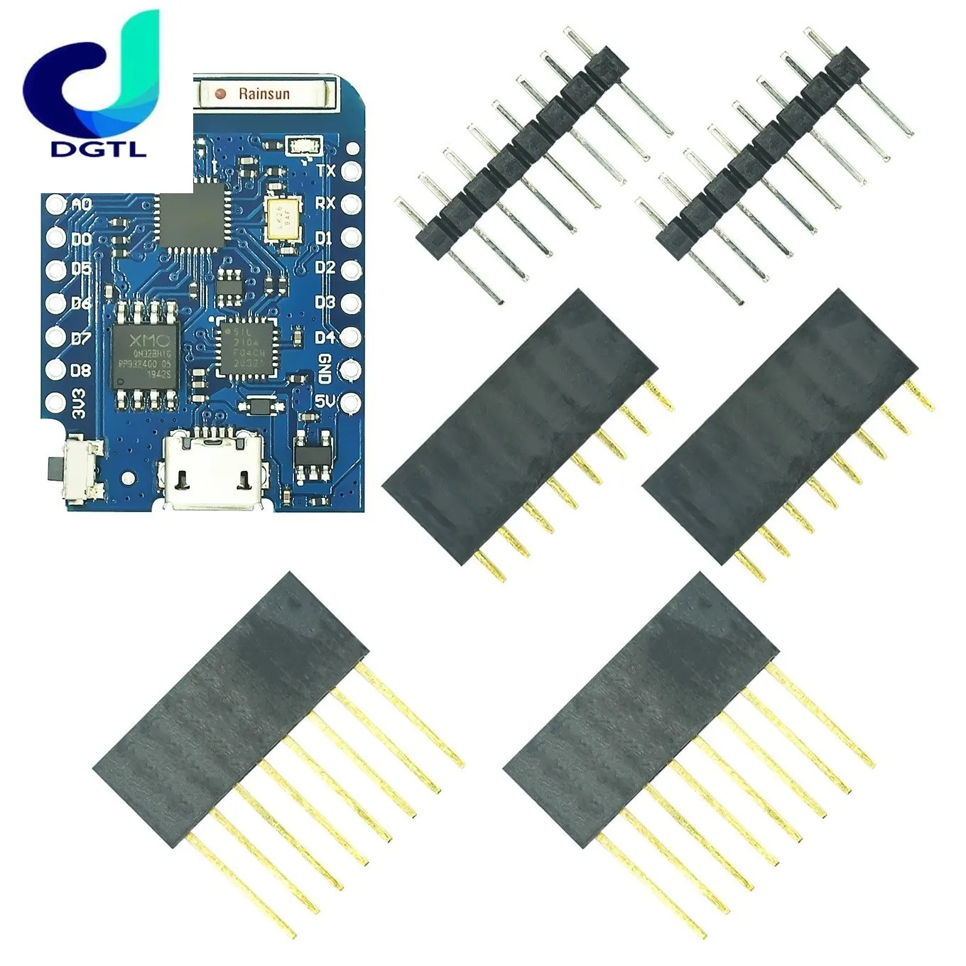 ForWEMOS D1 Mini 4M/16M байт Разъем для внешней антенны NodeMCU на базе ESP8266 ESP-8266EX CP2104 WIFI Макетная плата MicroUSB