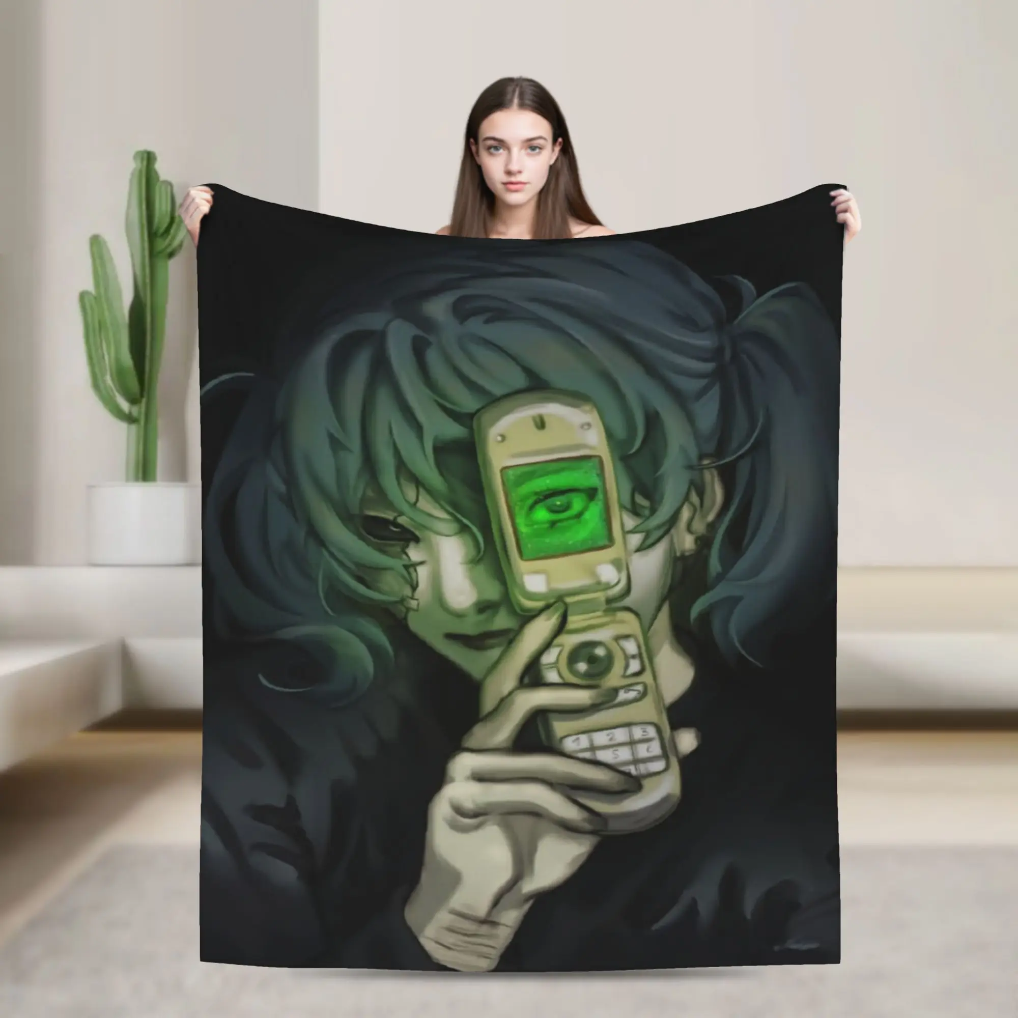 Sally Face Sal Fisher Blanket Winter  Warm Throw Blanket For Adults Living Room Flannel Bedspread Bed Cover