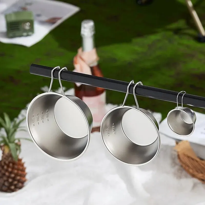 300ml Sierra Cup Outdoor Stainless Steel Sierra Coffee Cup Picnic Tableware Portable Barbecue Hiking Camping Tea Cup image 3