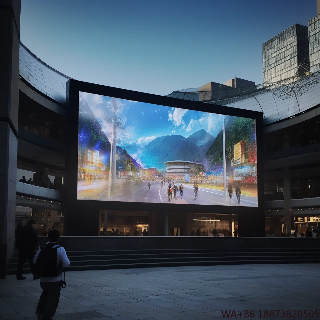 

Светодиодный дисплей Полноцветная наружная видеостена Открытая реклама Прокат 3D-экран Открытый экран Дисплей