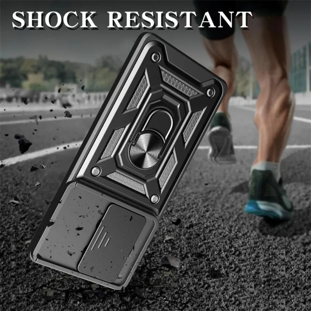 الثقيلة وعرة درع الشريحة جراب هاتف مزود بكاميرا ل Tecno Camon 30S برو 4G سيارة حامل مغناطيسي حلقة غطاء للحماية للصدمات