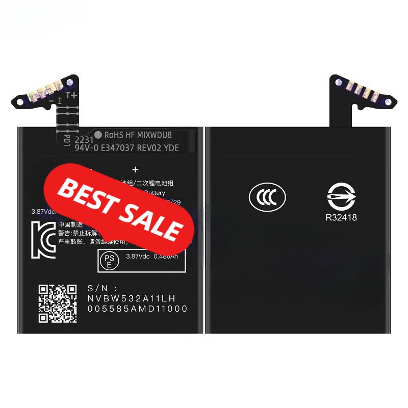 BW53 for Xiaomi Watch S1 Pro/M2135W1/M2134W1 Watch Battery High Quality High Capacity Replacement Bateria Grade A Cell with Tool