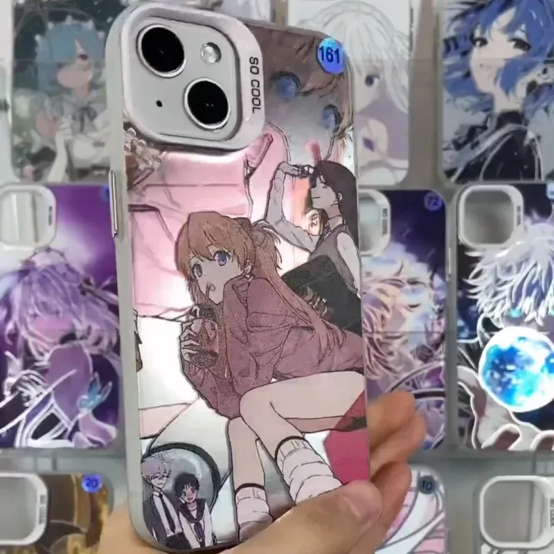 Funda para iPhone 16 15 14 13 12 11 17 Pro Max Plus Air con diseño de chica de moda, falda corta, mochila y belleza de piernas largas de Asuka