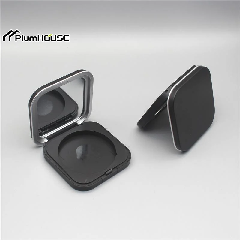 1 Set Container With Magnetic Empty Powder Box Blusher Case Replacement Box With Mirror Eye Shadow Case Cosmetic Makeup Case