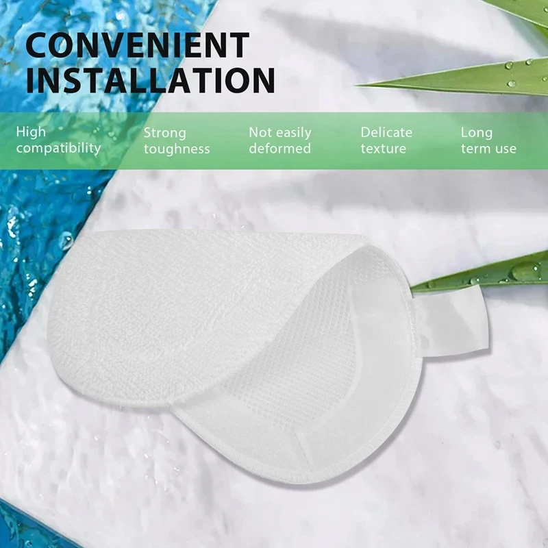 For Polti Kit Vaporetto PAEU0332 Steam Vacuum Cleaner Replacement Microfibre Mop Rags Spare Part Accessories Washable Mop Cloth