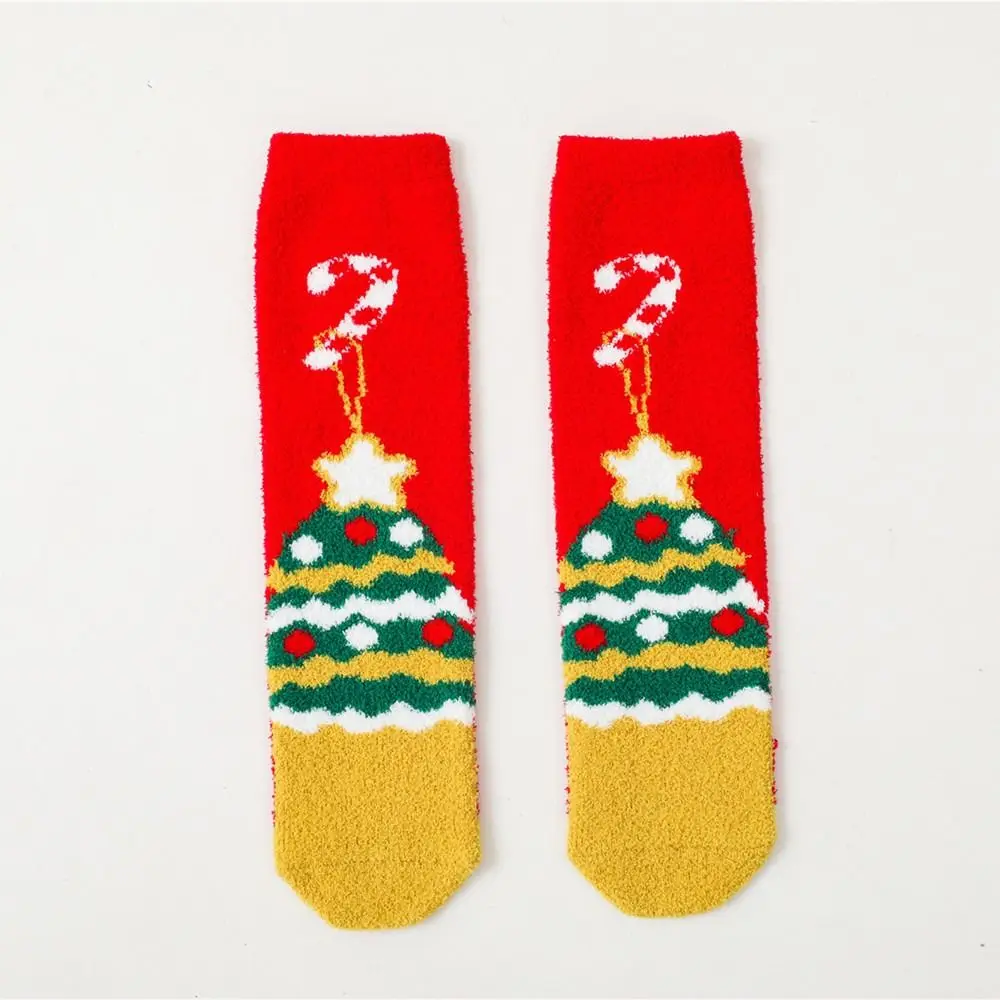 

Thick Warm Santa Claus Adult Floor Socks Toddler Christmas Socks Baby Stockings Long Tube Socks Baby Hosiery