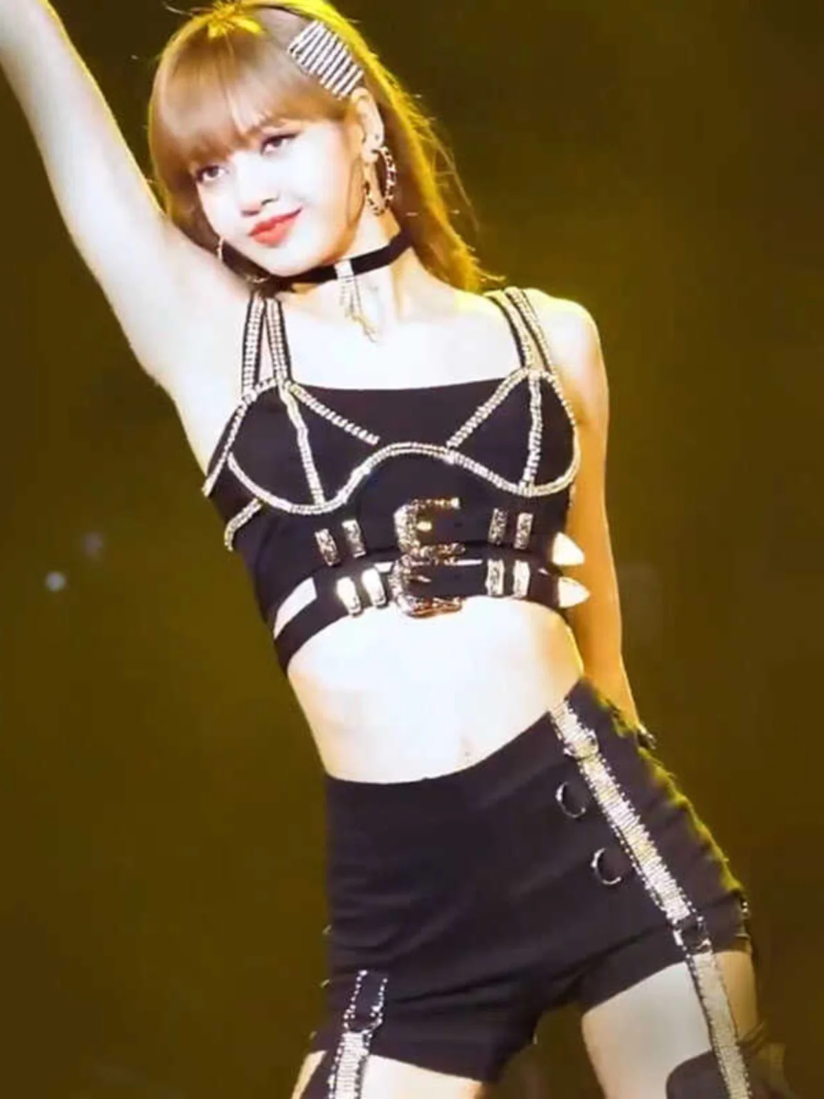 Lisa  Fashionable Performance Suit Stage Dance Outfit Jazz Performance Costume Women's Group Stage Performance Clothes
