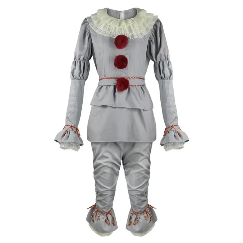 Costume de cosplay Clown Resurrection pour enfants et adultes, costume Pennywise, cosplay d'Halloween, Clown Resurrection per) ZanCos