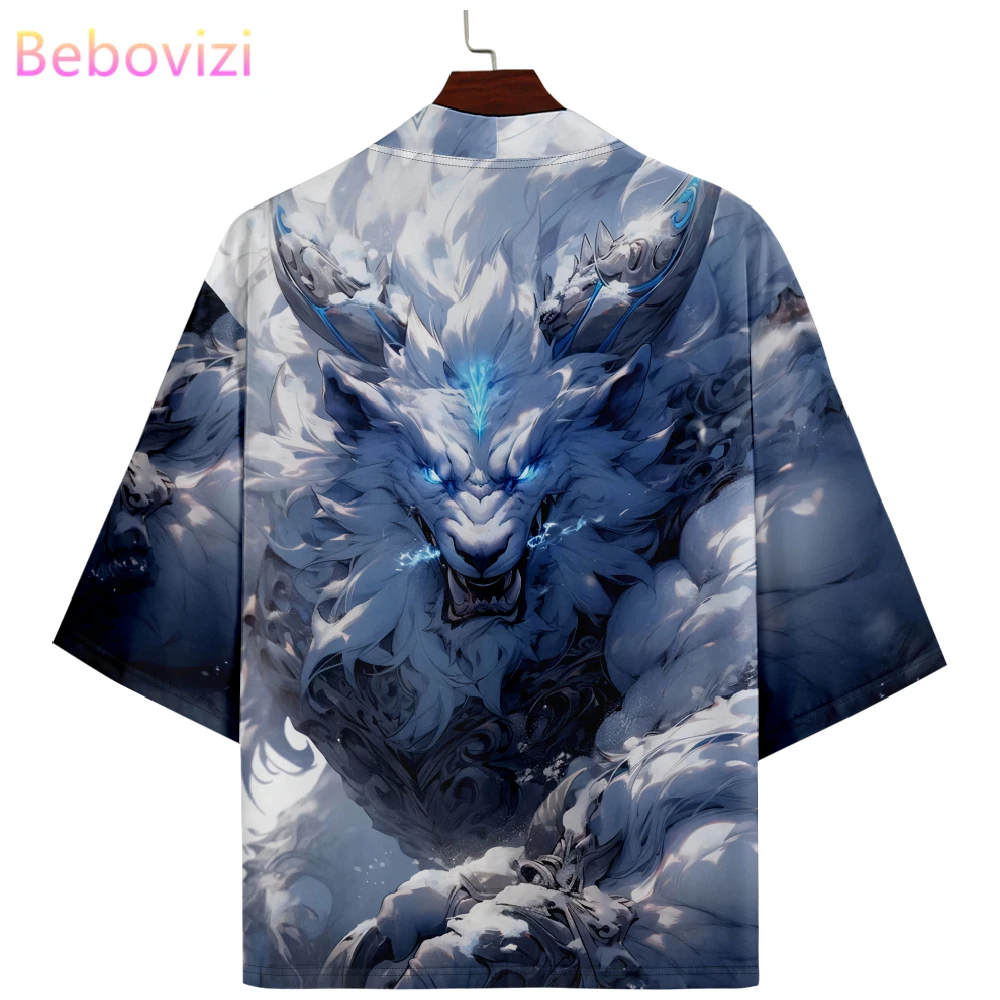 

Anime Samurai Kimono 2024 Summer Beach Yukata Japanese Streetwear Cardigan Women Men Cosplay Haori Top