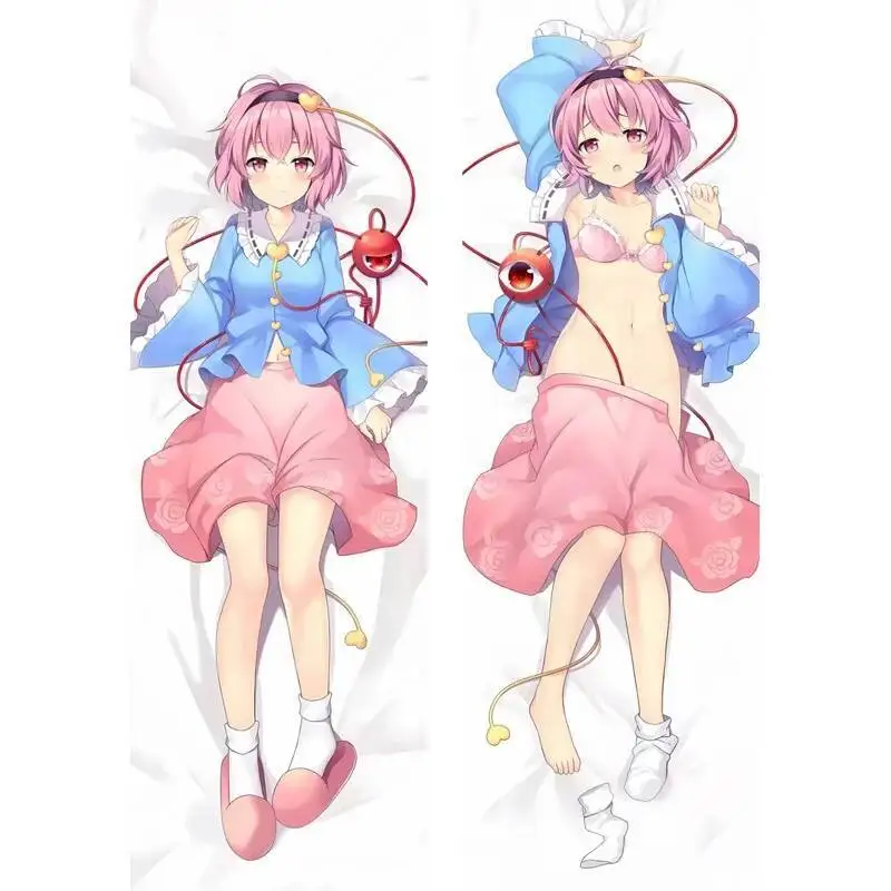 

Наволочка с декором в стиле аниме Touhou Project Komeiji Satori Dakimakura Waifu наволочка