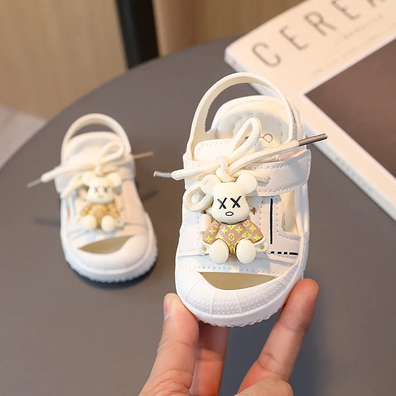 Children's Sandals 2023 Summer Baby Shoes Little Children's Shoes Baby Walking Shoes Soft Sole Boys' and Girls Sandals Kid Shoes