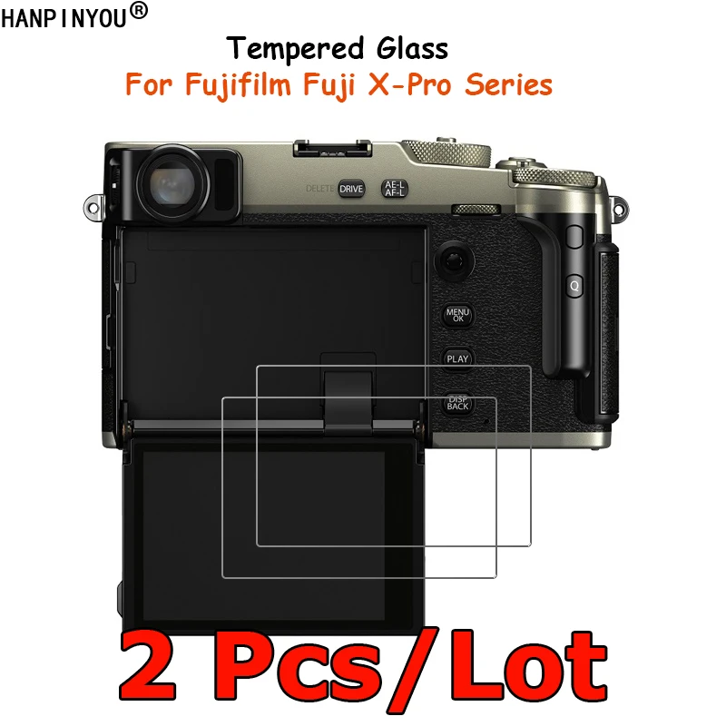 2 Pcs/Lot For Fujifilm Fuji X-Pro1 X-Pro3 X-Pro 1 3 Tempered Glass Camera Screen Protector Protective Film Guard