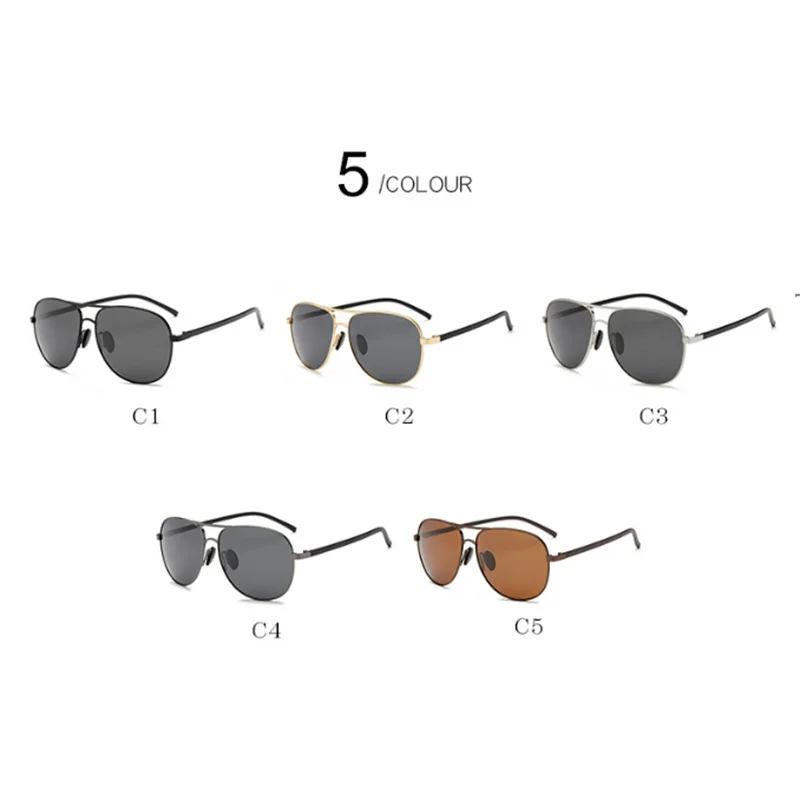 Double Beam Oval Short Sight Prescription Sun Glasses For Men Metal Myopic Sunglasses Male Polarized 0 -0.5 -0.75 To -6.0