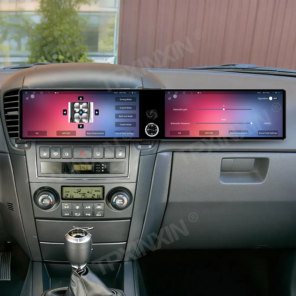 

24,6-дюймовый автомобильный радиоприемник с Android Auto и CarPlay для Kia Sorento 2002-2006, двойной экран, GPS-навигация, стереоплеер, головное устройство