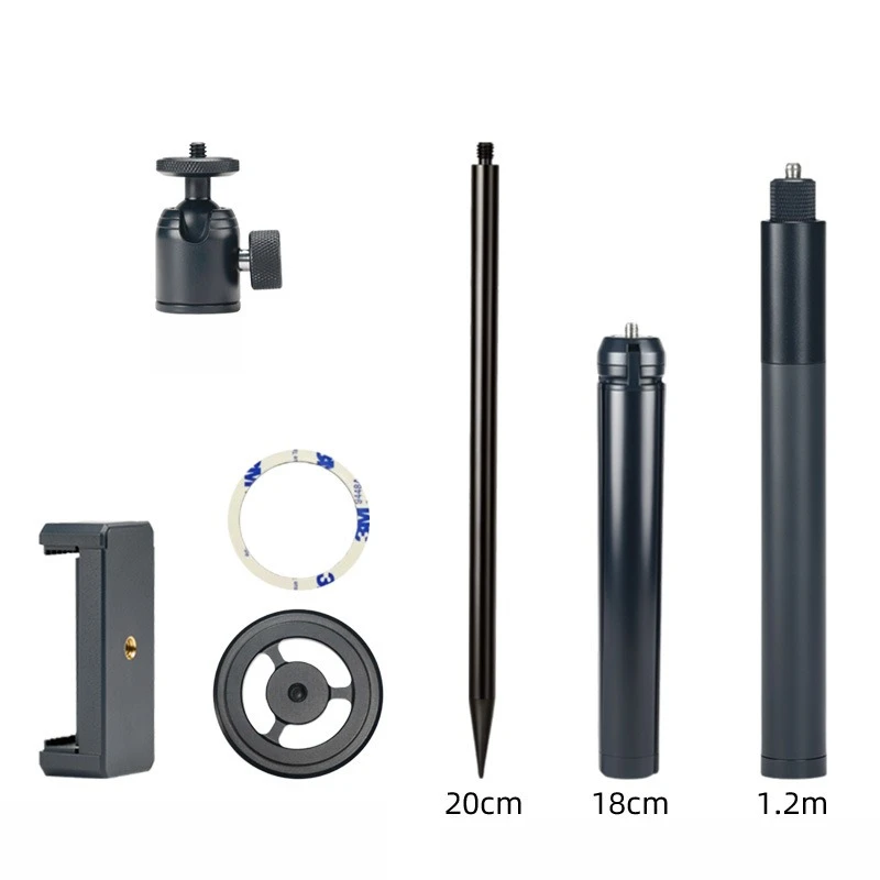 Metal Magnetic Golf Tripod Stand Telescopic Magnet Selfie Stick Monopod for Golf Traing Aid Swing Recording for Magsafe iPhone